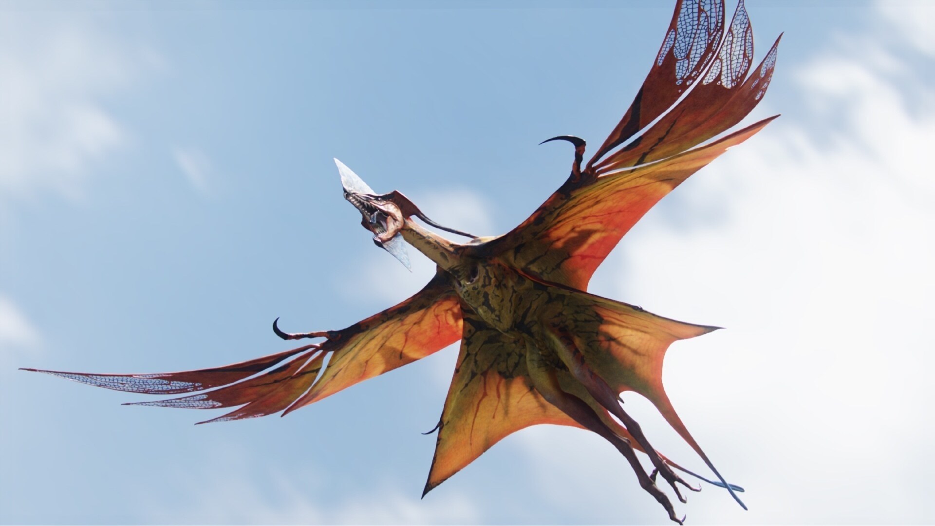 The Great Leonopteryx soaring above.